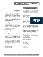 Linear Equation Students