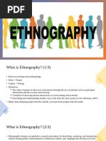 Ethnography