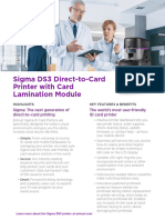 Sigma DS3 Direct To Card Printer Inline Lamination Module DS