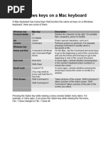 Windows Keys On A Mac Keyboard