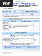 SESIÓN 5 - Incorporamos Tecnología Digital para Estudiar Los Compuestos Binarios - CYT - 3°