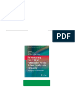 Buy Ebook Re Centering The Critical Potential of Nordic School Leadership Research Fundamental But Often Forgotten Perspectives Lejf Moos Cheap Price