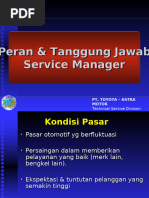 Peran Service Manager