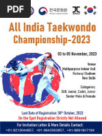 All India Taekwondo Championship PDF