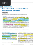 【17】Group-Of-Picture Mode Acceleration for Efficient Object Detection in Video Streams