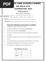 INTENSIVE P.7 MTC PRE-MOCK 2024 at PROF - MOSES