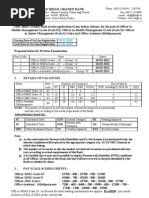 UBGB 2011 Vacancy