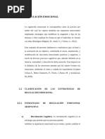 Estrategias de Regulación Emocional