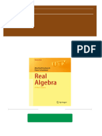 Real Algebra A First Course 1st Edition Manfred Knebusch Claus Scheiderer Download PDF