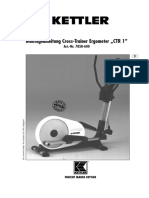 Montageanleitung Cross-Trainer Ergometer CTR 1": Art.-Nr. 7858-600