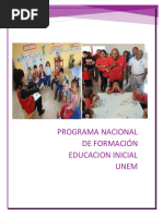 Programa Nacional de Formación Educacion Inicial Unem - Pnf-Educacion-Inicial