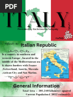 ITALY - A Detailed Description