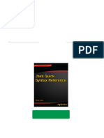 Instant Download Java Quick Syntax Reference Second Edition Olsson PDF All Chapter