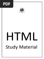 HTML Notes