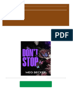 Instant Download Don T Stop The Don T Duet Book 2 Meg Becker PDF All Chapter