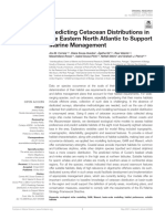 Predicting Cetacean Distributions in The ENA To Support Marine Management