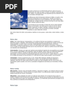 Clases de Nubes