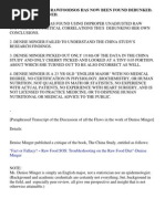 It's Official - Denise Minger Now Exposed As DEBUNKED - The China Study - Troubleshooting The Non-Vegetarian Rawfoodsos Paleo Fallacy and Mark Sisson Robb Wolf Quack Diet Myth