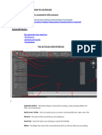 Lesson 1. Introduction To Autocad