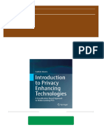 Full Download Introduction To Privacy Enhancing Technologies A Classification Based Approach To Understanding PETs 1st Edition Carlisle Adams PDF