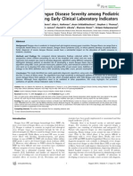 Prediction of Dengue Disease Severity Among Pediatric Thai Patients Using Early Clinical Laboratory Indicators