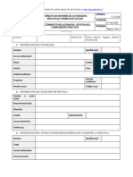 Formato de Informe de Actividades Prácticas Formativas Ecsah Código: Versión: Procedimiento Relacionado: Gestion Del Componente Practico Páginas