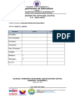 Spta General Assembly Election of Officers