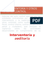 La Interventoría y Otros Tipos de Control