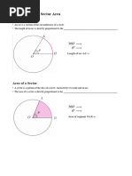 Arc Length and Sector Area