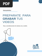 Preparate para Grabar Tus Videos - Guía Práctica 04-23