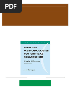 Get Feminist Methodologies For Critical Researchers Bridging Differences 2nd Edition Joey Sprague Free All Chapters