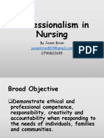 Professionalism in Nursing