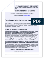 Teaching-Jobs-Interview-Questions-and How To Respond