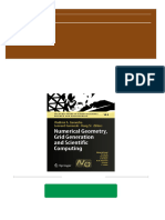 Numerical Geometry, Grid Generation and Scientific Computing: Proceedings of the 10th International Conference, NUMGRID 2020 / Delaunay 130, ... Computational Science and Engineering, 143) Vladimir A. Garanzha (Editor) all chapter instant download