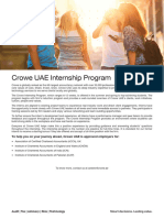 Crowe UAE Internship Program V2