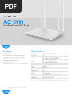 AC 1200 Dual Band Smart Wi-Fi Router