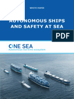 One Sea Whitepaper Autonomous Ships and Safety at Sea Final