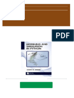 Full Download Modeling and Simulation in Python 1st Edition Jason M Kinser PDF