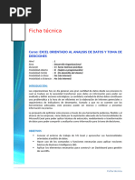 Excel - Orientado Al Analisis de Datos y Toma de Decisiones (Basico)