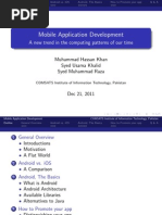 Mobile Application Development: A New Trend in The Computing Patterns of Our Time