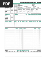 Alternity Hero Record Sheet: Ability Score Ressist