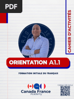 Orientation A1.1 - Cahier D'activités