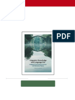 Full Linguistic Knowledge and Language Use: Bridging Construction Grammar and Relevance Theory Benoît Leclercq Ebook All Chapters