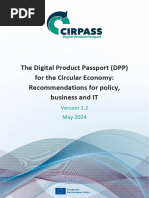 CIRPASS - The DPP For The Circular Economy Recommendations For Policy Business and IT - v12