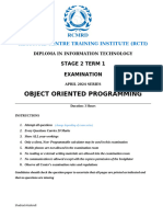 Dit-Sep-2022-Object Oriented Programming