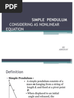 Simple Pendulum