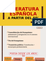 Literatura A Partir de La Década de Los 50