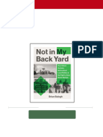 Not in My Backyard: How Citizen Activists Nationalized Local Politics in The Fight To Save Green Springs Brian Balogh