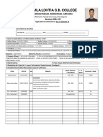 Admission Form - Kamla Lohtia Sanatan Dharam College