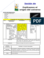 6º Grado Dia 2 Ct. Explicamos El Origen Del Universo